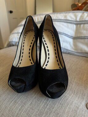 Black Platform Enzo Angiolini heels